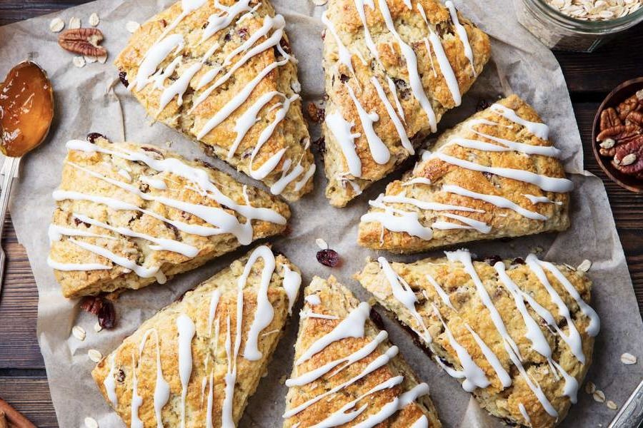 Scones from Lucky Lab Coffee. 