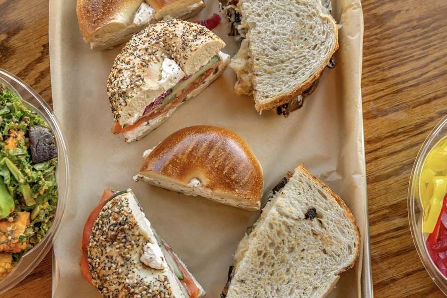 Bagels and sandwiches from Rye Society.