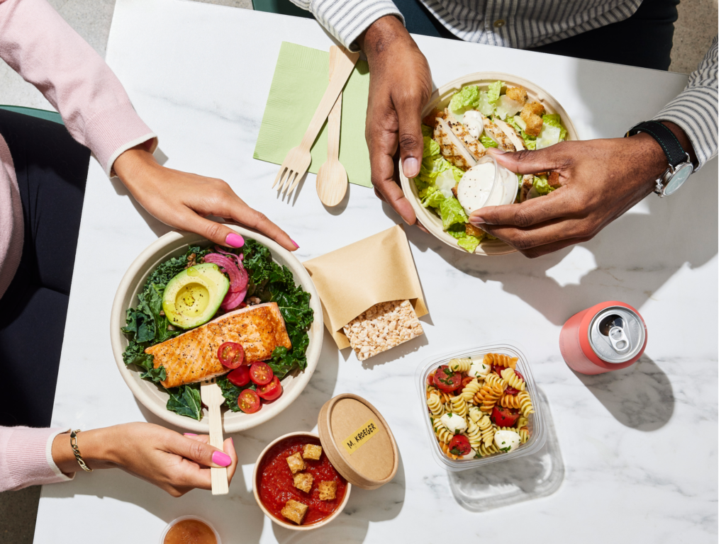 Lunch spread